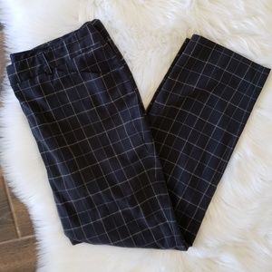 Zac & Rachel Black Windowpane Dress Pants